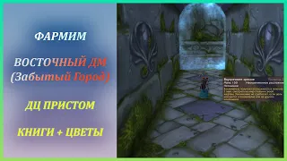 Фарм книг и цветов в Восточном ДМе за Дц Приста Wow Classic