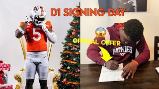 What Signing Day Is Like As A Top D1 Recruit | Signing with Virginia Tech