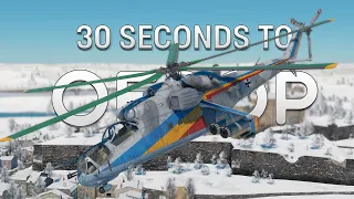 30+14-ти секундный обзор Mi-24P HFS 80 в War Thunder #warthunder