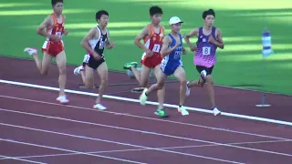 第49回（2022年）全国中学校陸上競技選手権大会　共通3000ｍ決勝