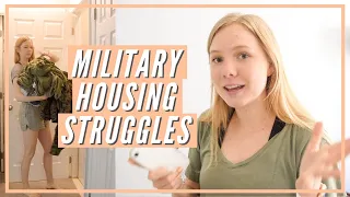 MILITARY WIFE WEEK IN MY LIFE | what it’s like to be a marine wife + military housing struggles