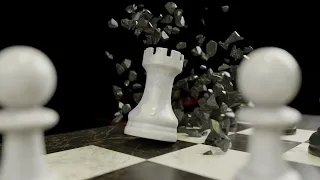 A chess game made in blender.