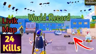 New World Record 24 Kills In Livik Map | Pubg Mobile Gameplay | Esports Club 27