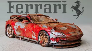 Restoration Abandoned Ferrari Roma SuperCar - with Customization
