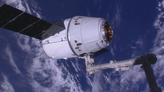 U.S. Commercial Cargo Craft Arrives at the International Space Station