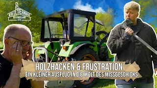 Holzhacken & Frustration - Ein kleiner Ausflug in die Welt des Missgeschicks