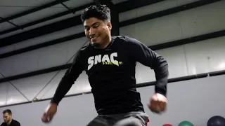 EXCLUSIVE:  Mikey Garcia RAW intense workout ahead of Errol Spence fight