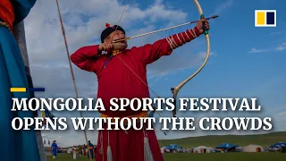 Mongolia's 800-year-old traditional Naadam sport festival goes ahead despite coronavirus pandemic