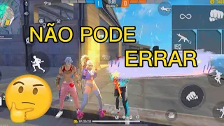 NÃO PODE ERRAR A PERGUNTA NO FREE FIRE ☠️ ( COM O BINHO E MEU DUO)