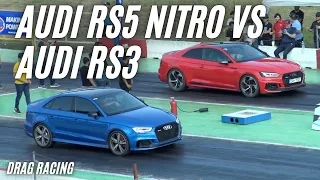 Audi RS5 Nitro vs Audi RS3 | ARRANCONES AUTÓDROMO CULIACÁN | DRAG RACING