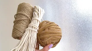 ОЧЕНЬ ШИКАРНАЯ идея из ДЖУТА своими руками. Jute Craft idea