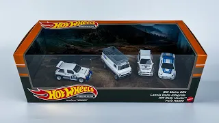 Unboxing Hot Wheels 2023 Premium Diorama Set - Rally!
