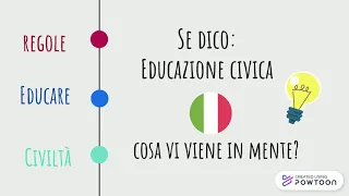 Introduzione all' Educazione Civica per la Scuola Primaria