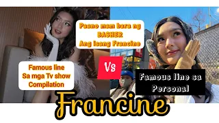 Francine Diaz savage lines to BASHERS, in personal and in TV