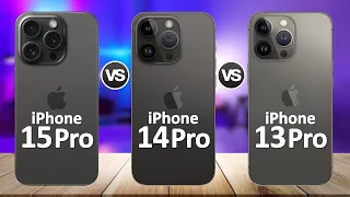 iPhone 15 Pro VS iPhone 14 Pro VS iPhone 13 Pro