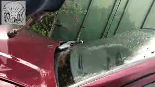 Mercedes 190e w201 1989 getting a clean after years of standing