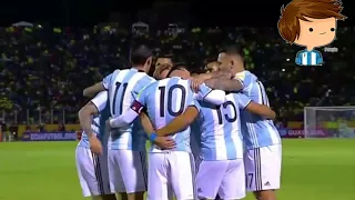 Messi - Argentina vs Ecuador 3-1 | Messi 3 Goals ( World Cup Qualifier 2018 ) HD