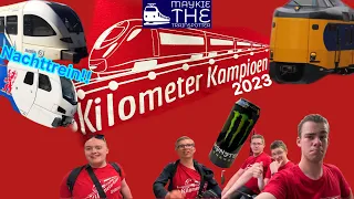 Kilometerkampioen 2023 | Arriva Nachttrein | #treinleven