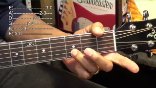 How To Play RUMBLE Link Wray Chord & Blues Lick Tutorial @EricBlackmonGuitar