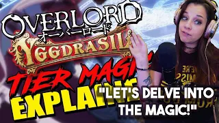 Lauren Reacts! *Time to delve into the magic!* Overlord's Tier Magic/Leveling Explained by AniNews