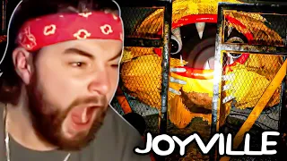WE FOUND THE NEW POPPY PLAYTIME!! | KingWoolz SCREAMS Playing JOYVILLE