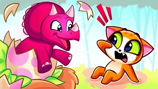 Wow! Dinosaurs Come Alive! 🙀 Scary Dinosaur Story 🦖|| Purr-Purr Tails 🐾