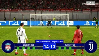 PES 2019 | Liverpool vs Juventus | Final UEFA Champions League (UCL) | Penalty Shootout