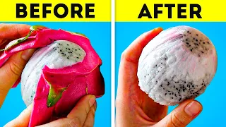 Useful hacks for peeling & cutting vegetables and fruits