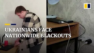 Ukrainians face nationwide blackouts after Russian air strikes