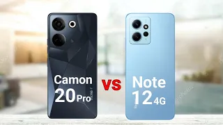 Tecno Camon 20 Pro vs Redmi Note 12 4G