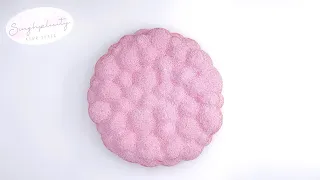 Pink Circle bubble 🩷 Oddly Satisfying | ASMR | Chalk Crush
