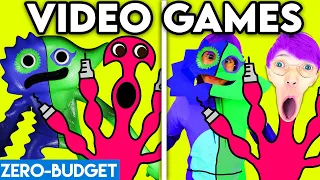 VIDEO GAMES WITH ZERO BUDGET! (GARTEN OF BANBAN, ROBLOX, SONIC 1 HOUR LANKYBOX COMPILATION)