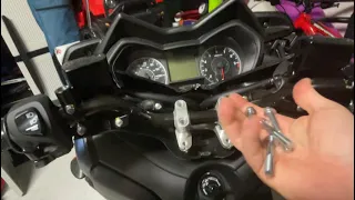 Handlebar Adjustment Tutorial - Yamaha Xmax 300