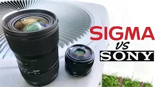 Sigma 18-35mm f1.8 vs Sony 35mm f1.8