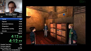 Harry Potter 1-3 (PC) 100% Trifecta Speedrun in 4:46:40 (4:54:54 RTA / PB)