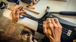 Lynyrd Skynyrd's "Ballad of Curtis Loew" on the 3 String Shovel Guitar!