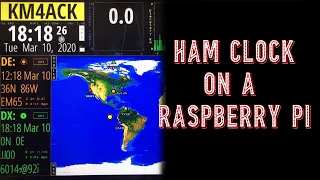 Ham Clock on a Raspberry Pi | Clear Sky