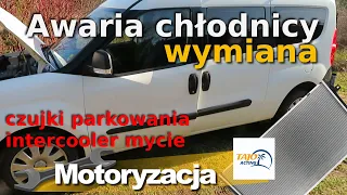 Wymiana Chłodnicy Opel Combo Maxi Czyszczenie Intercooler Nowe Czujniki Parkowania zamienniki. Febi