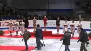 2014 European FS Champs Ladies Victory Ceremony