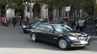 US Secretary of State motorcade in London