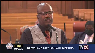 Cleveland City Council Meeting, October 9, 2023