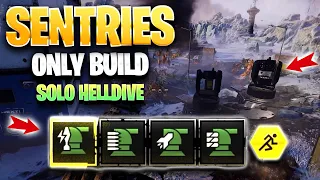 HELLDIVERS 2 - ALL Sentry Build! (Solo Helldive Difficulty)