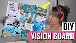 DIY Vision Board | Mit dieser Motivation erreichst du alle Ziele | #Girlboss mit Sofia