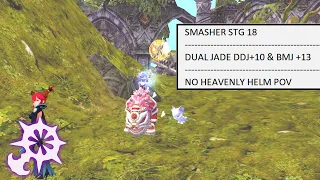 Smasher BMJ+DDJ Skill Rotation | Dragon Nest Sea | Sunset Training Ground Lab 18 (OLD VIDEO)