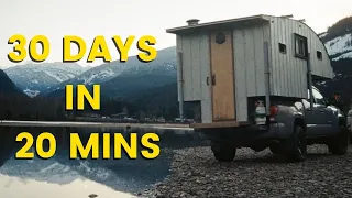 I Built an Off-Grid Truck Camper - Start to Finish