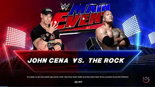 Jhon Cena vs The Rock 🪨 #wwe #wwe2k23. #gaming