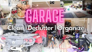 Extreme Garage Declutter and Organization || Cleaning Motivation || Full Garage Clean out ||Nap Time