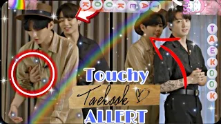 Flirty and touchy moments of Taekook , Taekook is real #taekook