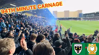 LAST MINUTE RELIEF FOR WIMBLEDON | AFC Wimbledon v MK Dons Match Vlog