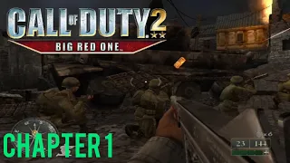 CALL OF DUTY 2 BIG RED ONE # chapter 1 (ps2) gameplay android emulator helio g99